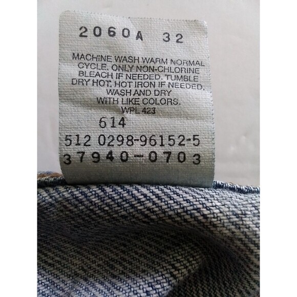 Vintage Levis 912 Women’s Size 11 Junior Slim Fit Denim Jean Shorts Made in USA - Picture 4 of 6